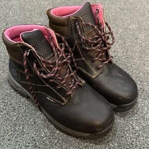 Wolverine Piper womens waterproof comp toe work boot size 8 wide